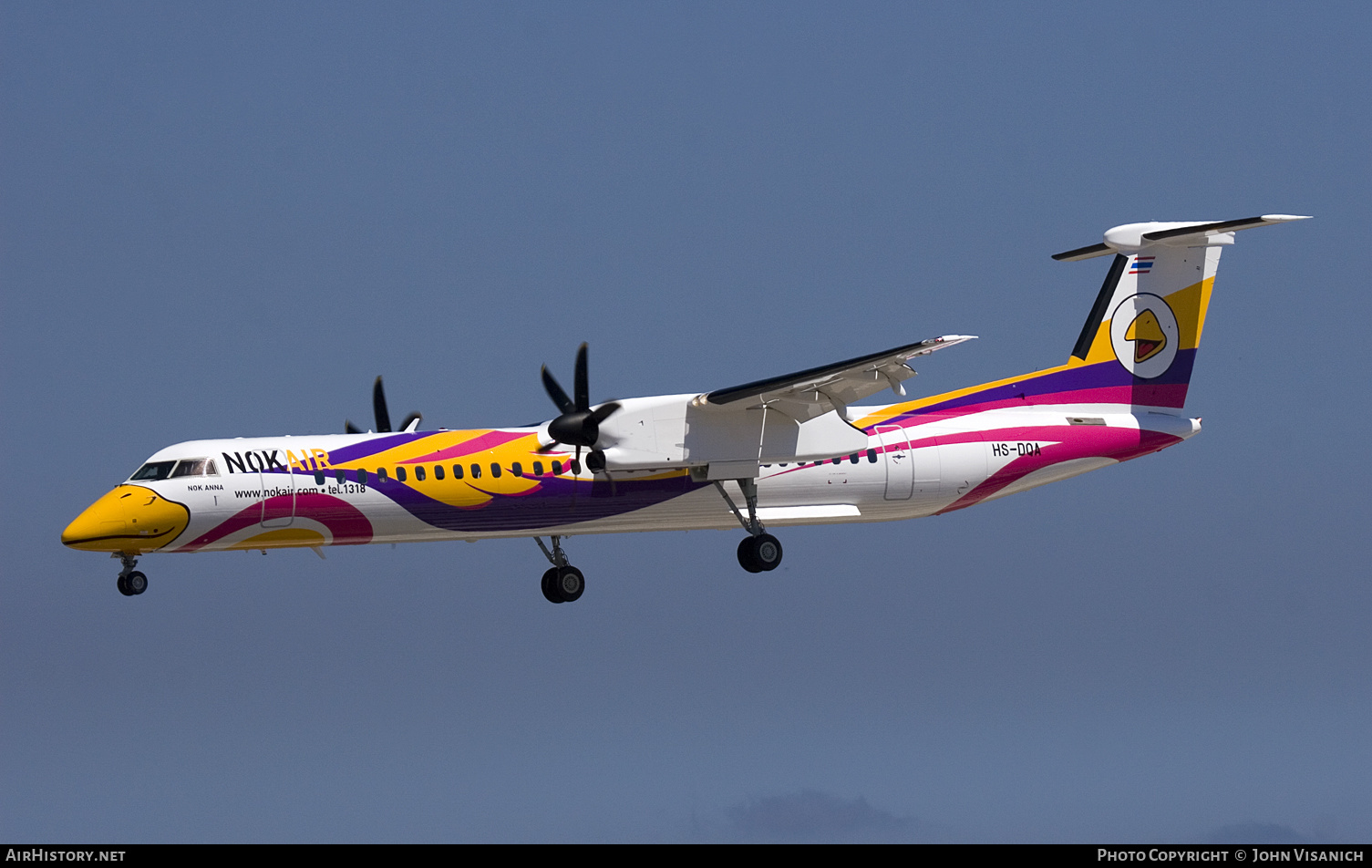 Aircraft Photo of HS-DQA | Bombardier DHC-8-402 Dash 8 | Nok Air | AirHistory.net #665012