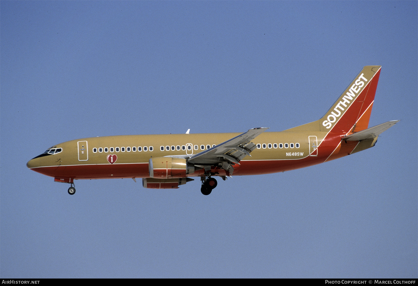 Aircraft Photo of N648SW | Boeing 737-3H4 | Southwest Airlines | AirHistory.net #665016