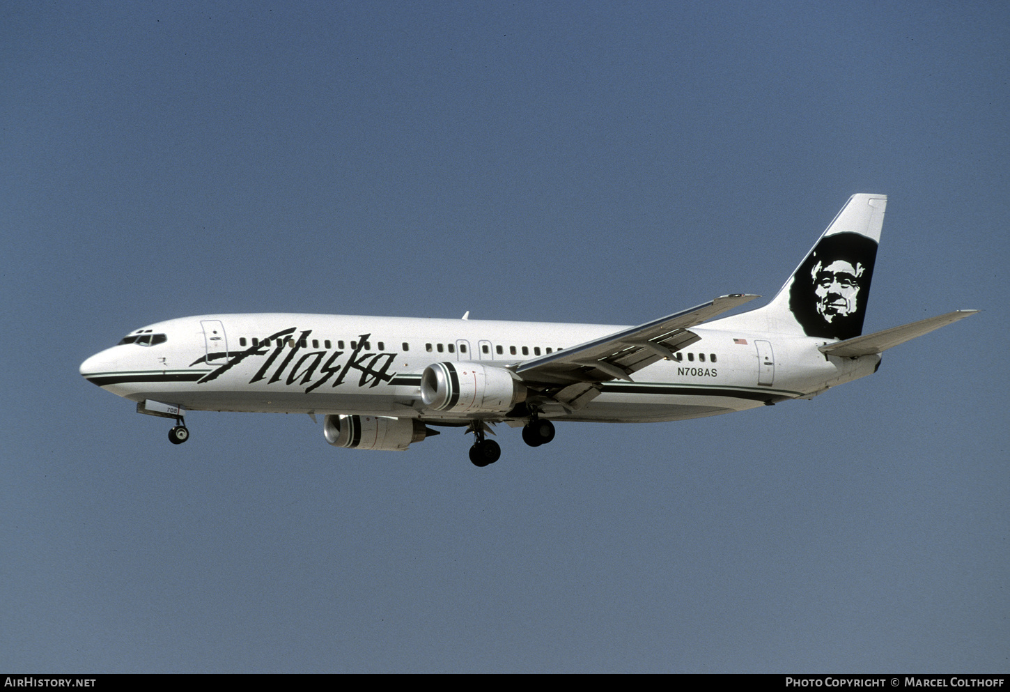 Aircraft Photo of N708AS | Boeing 737-490 | Alaska Airlines | AirHistory.net #665054