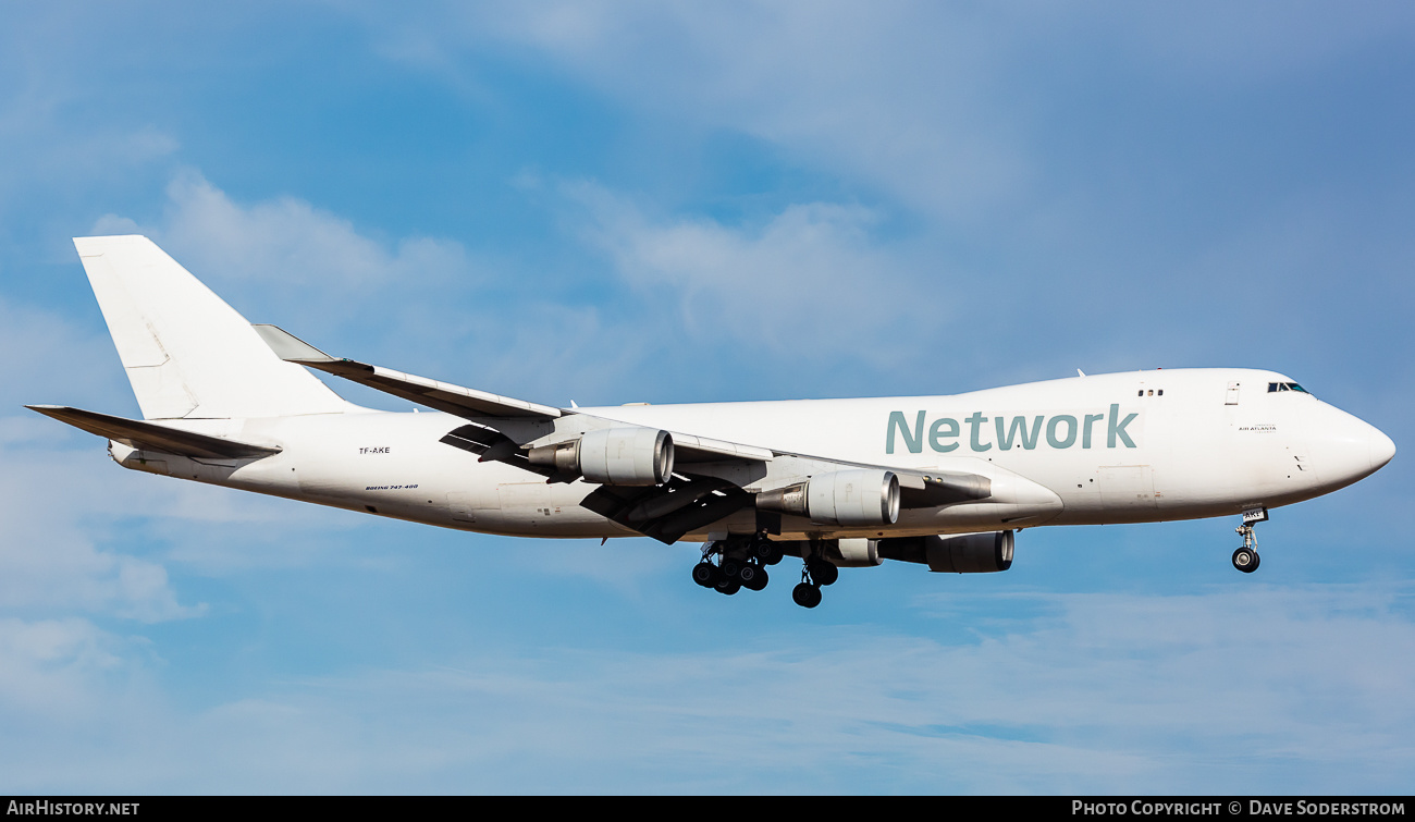 Aircraft Photo of TF-AKE | Boeing 747-409F/SCD | Network Airline Management | AirHistory.net #665061