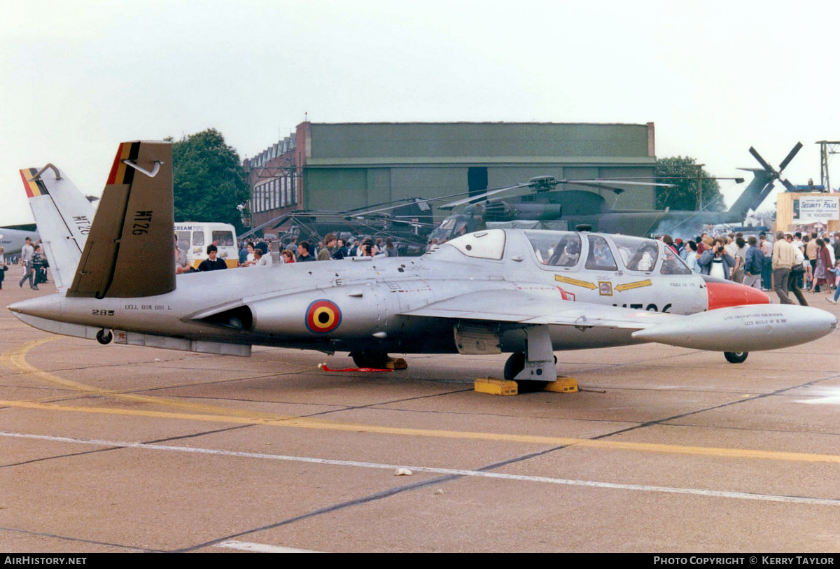 Aircraft Photo of MT26 | Fouga CM-170R Magister | Belgium - Air Force | AirHistory.net #665065