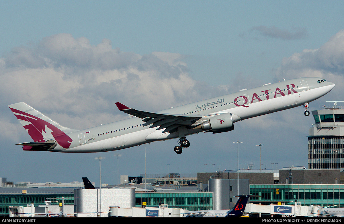 Aircraft Photo of A7-AEO | Airbus A330-302 | Qatar Airways | AirHistory.net #665083