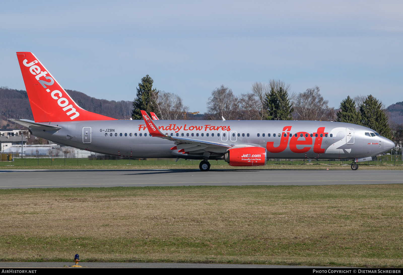 Aircraft Photo of G-JZBN | Boeing 737-800 | Jet2 | AirHistory.net #665099
