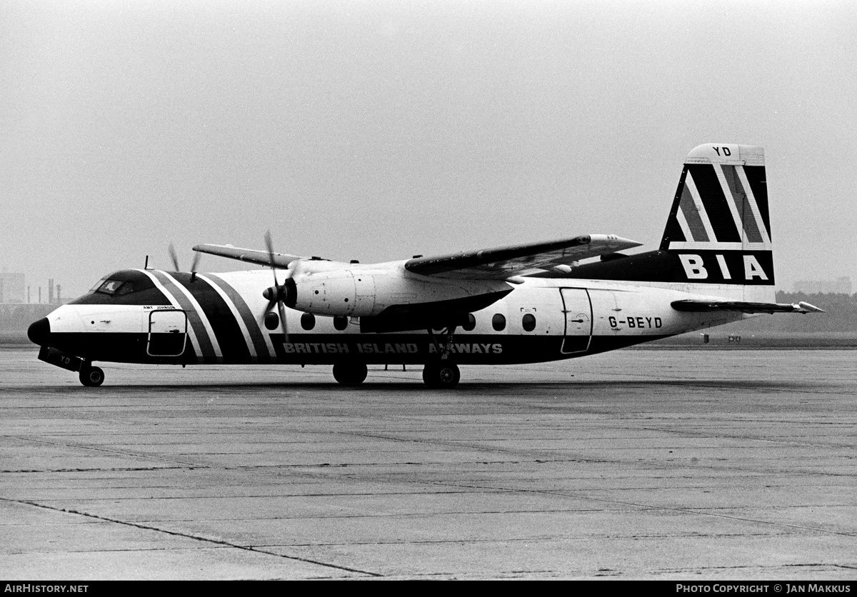 Aircraft Photo of G-BEYD | Handley Page HPR-7 Herald 401 | British Island Airways - BIA | AirHistory.net #665105