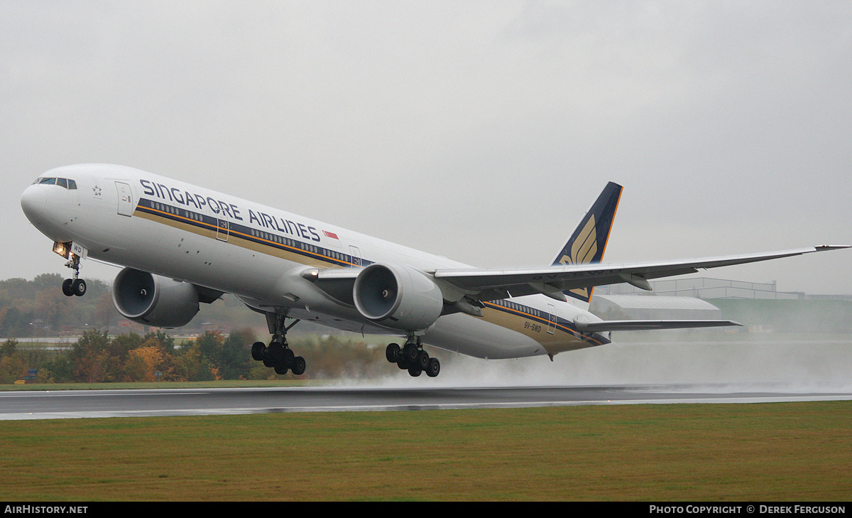 Aircraft Photo of 9V-SWD | Boeing 777-312/ER | Singapore Airlines | AirHistory.net #665124