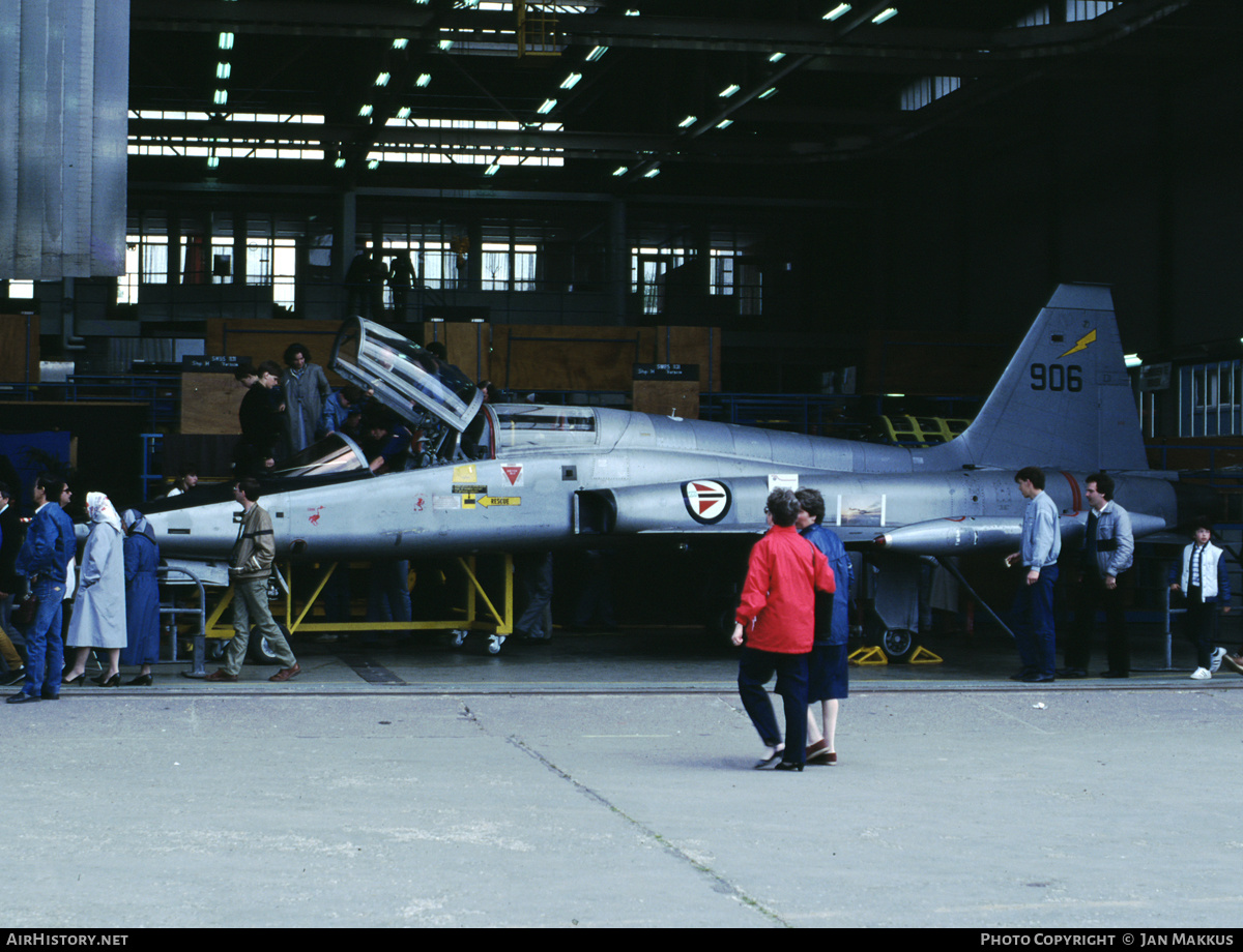 Aircraft Photo of 906 / 67-14906 | Northrop F-5B Freedom Fighter | Norway - Air Force | AirHistory.net #665146