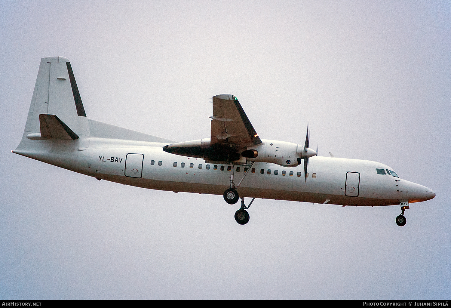 Aircraft Photo of YL-BAV | Fokker 50 | AirHistory.net #665157
