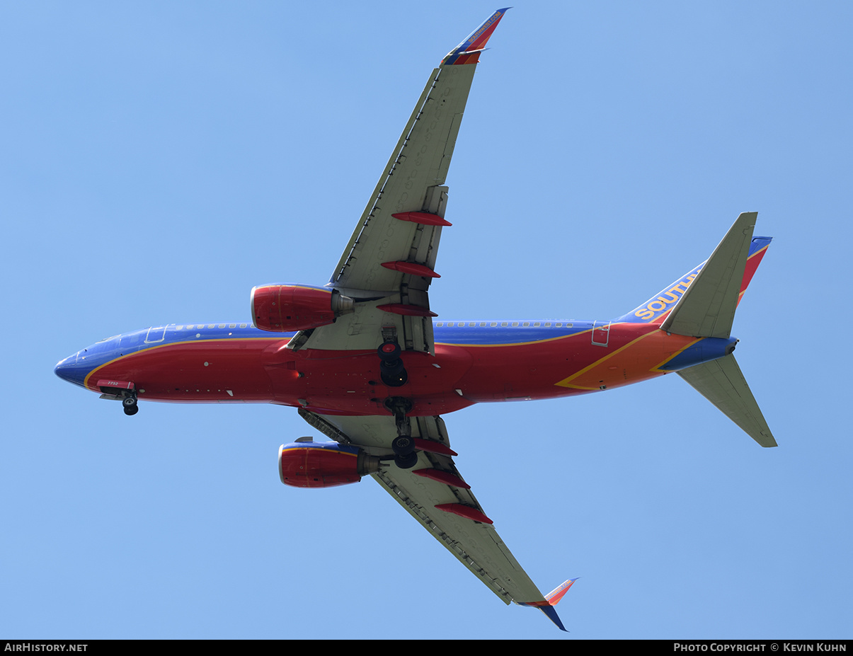 Aircraft Photo of N7752B | Boeing 737-7BD | Southwest Airlines | AirHistory.net #665158