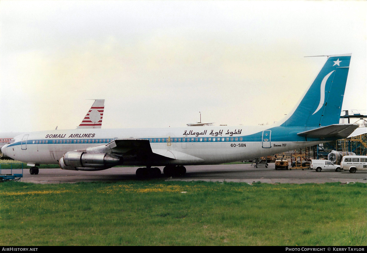 Aircraft Photo of 6O-SBN | Boeing 707-338C | Somali Airlines | AirHistory.net #665177