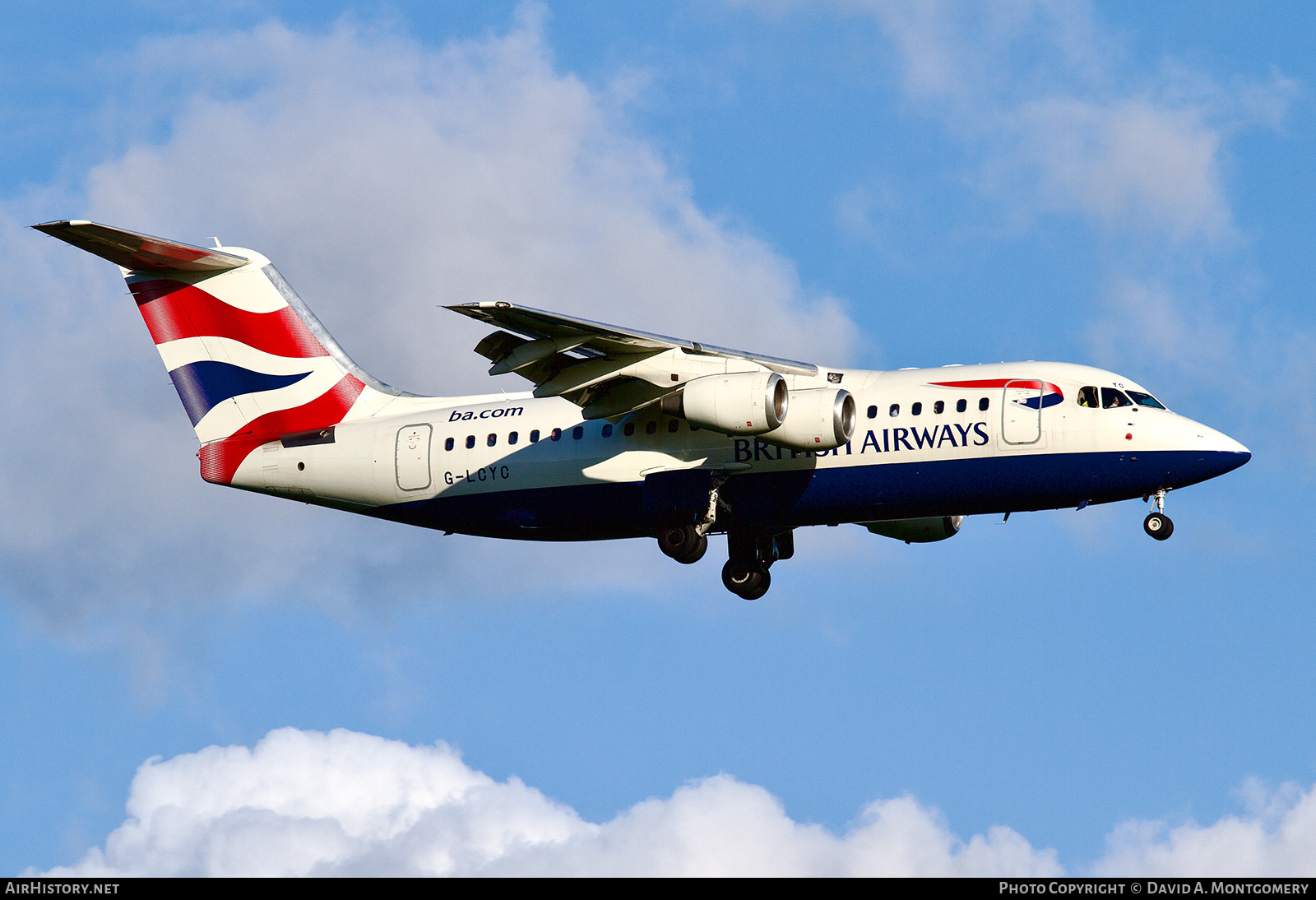 Aircraft Photo of G-LCYC | BAE Systems Avro 146-RJ85 | British Airways | AirHistory.net #665178
