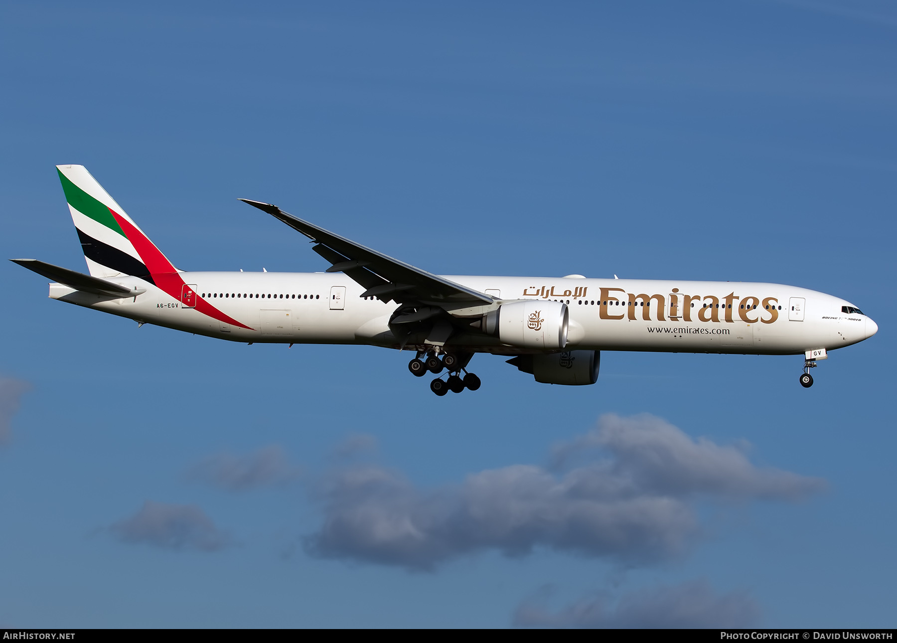 Aircraft Photo of A6-EGV | Boeing 777-31H/ER | Emirates | AirHistory.net #665181