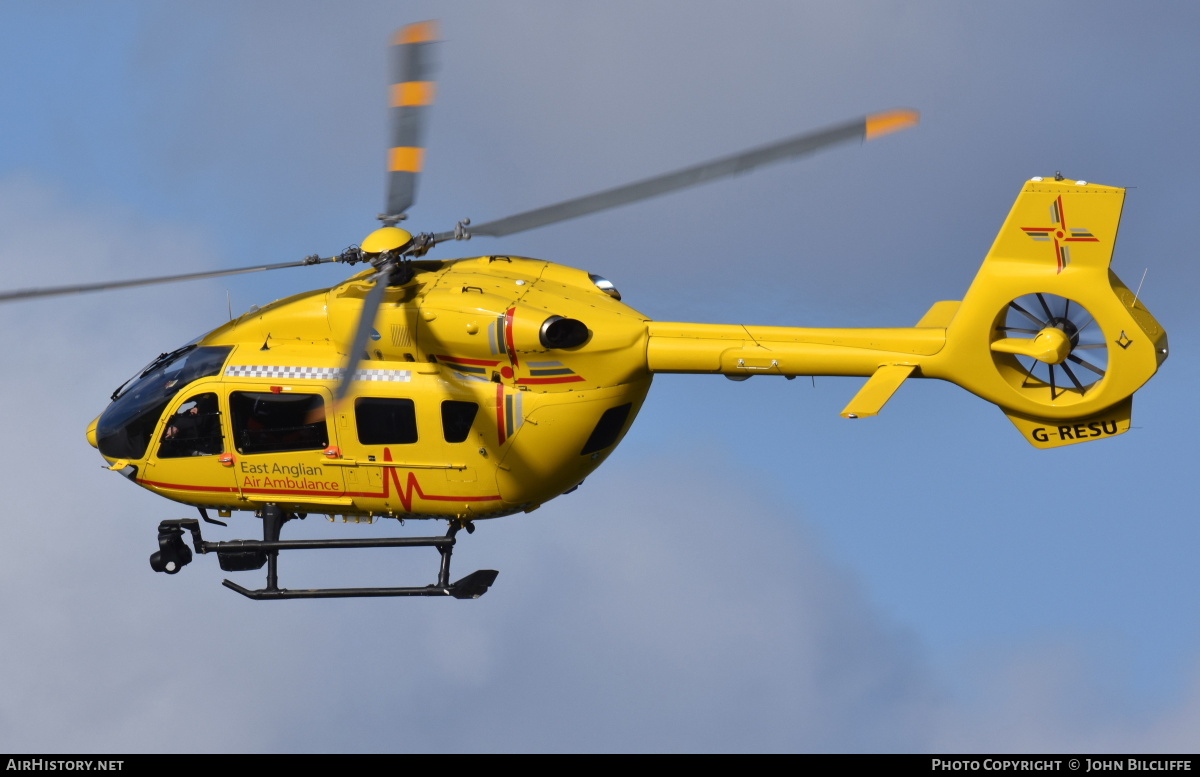 Aircraft Photo of G-RESU | Airbus Helicopters EC-145 (BK-117 D-2) | East Anglian Air Ambulance | AirHistory.net #665206