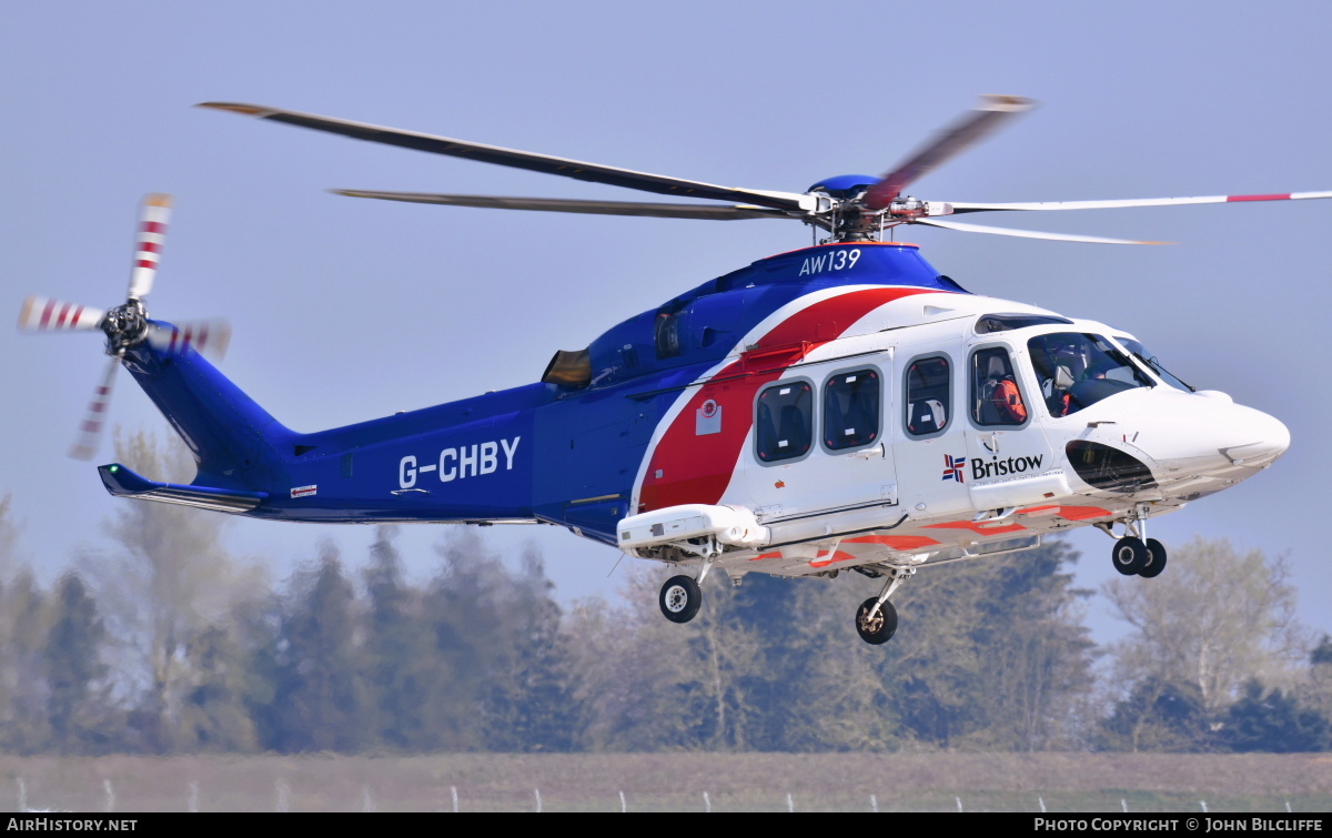 Aircraft Photo of G-CHBY | AgustaWestland AW-139 | Bristow Helicopters | AirHistory.net #665209