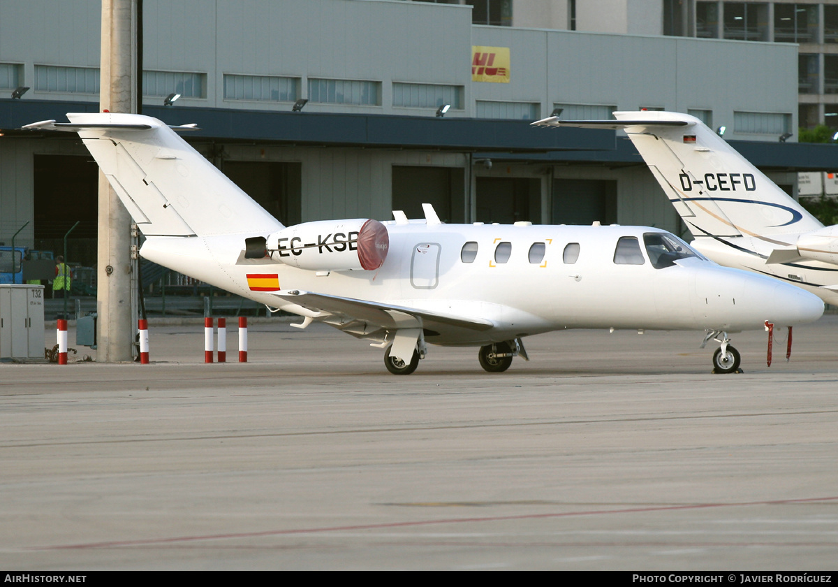 Aircraft Photo of EC-KSB | Cessna 525 CitationJet | AirHistory.net #665230