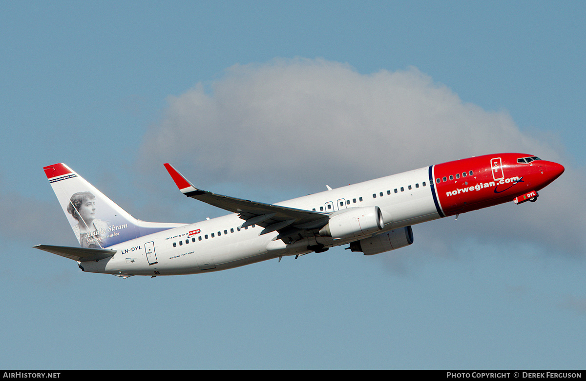 Aircraft Photo of LN-DYL | Boeing 737-8JP | Norwegian | AirHistory.net #665244
