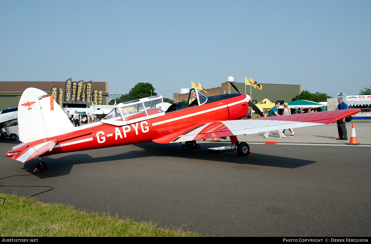 Aircraft Photo of G-APYG | De Havilland Canada DHC-1 Chipmunk Mk22 | AirHistory.net #665252
