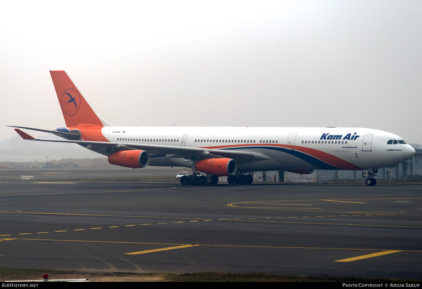 Aircraft Photo of YA-KME | Airbus A340-313 | Kam Air | AirHistory.net #665285