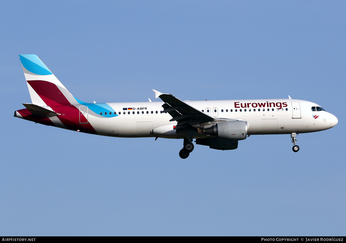 Aircraft Photo of D-ABFR | Airbus A320-214 | Eurowings | AirHistory.net #665295