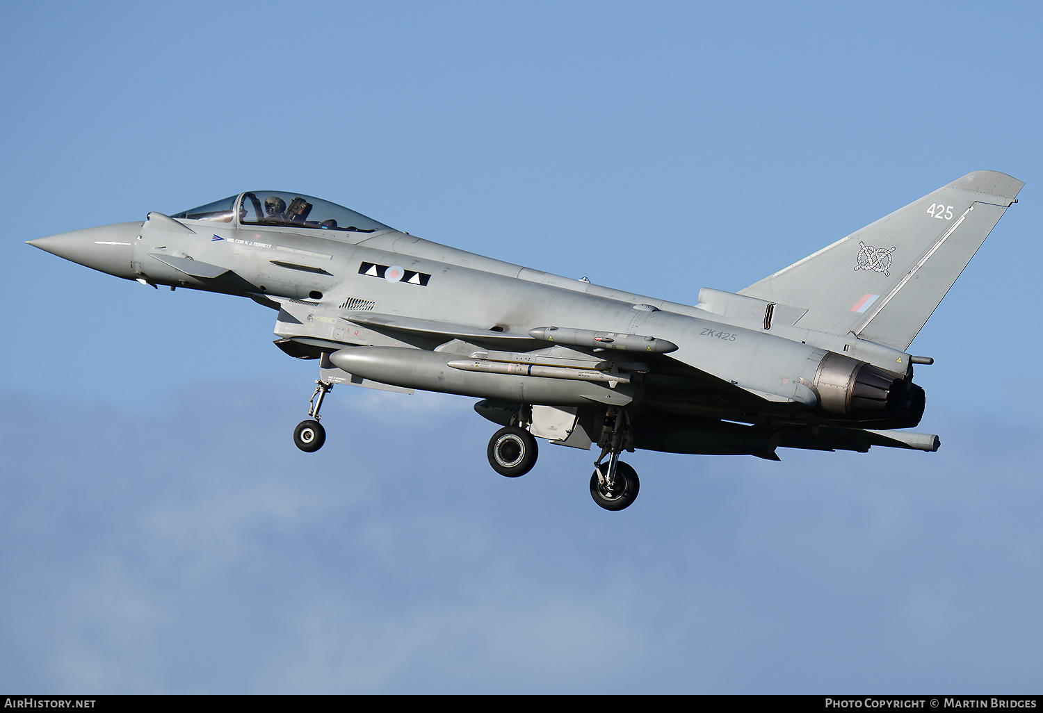 Aircraft Photo of ZK425 | Eurofighter EF-2000 Typhoon FGR4 | UK - Air Force | AirHistory.net #665351