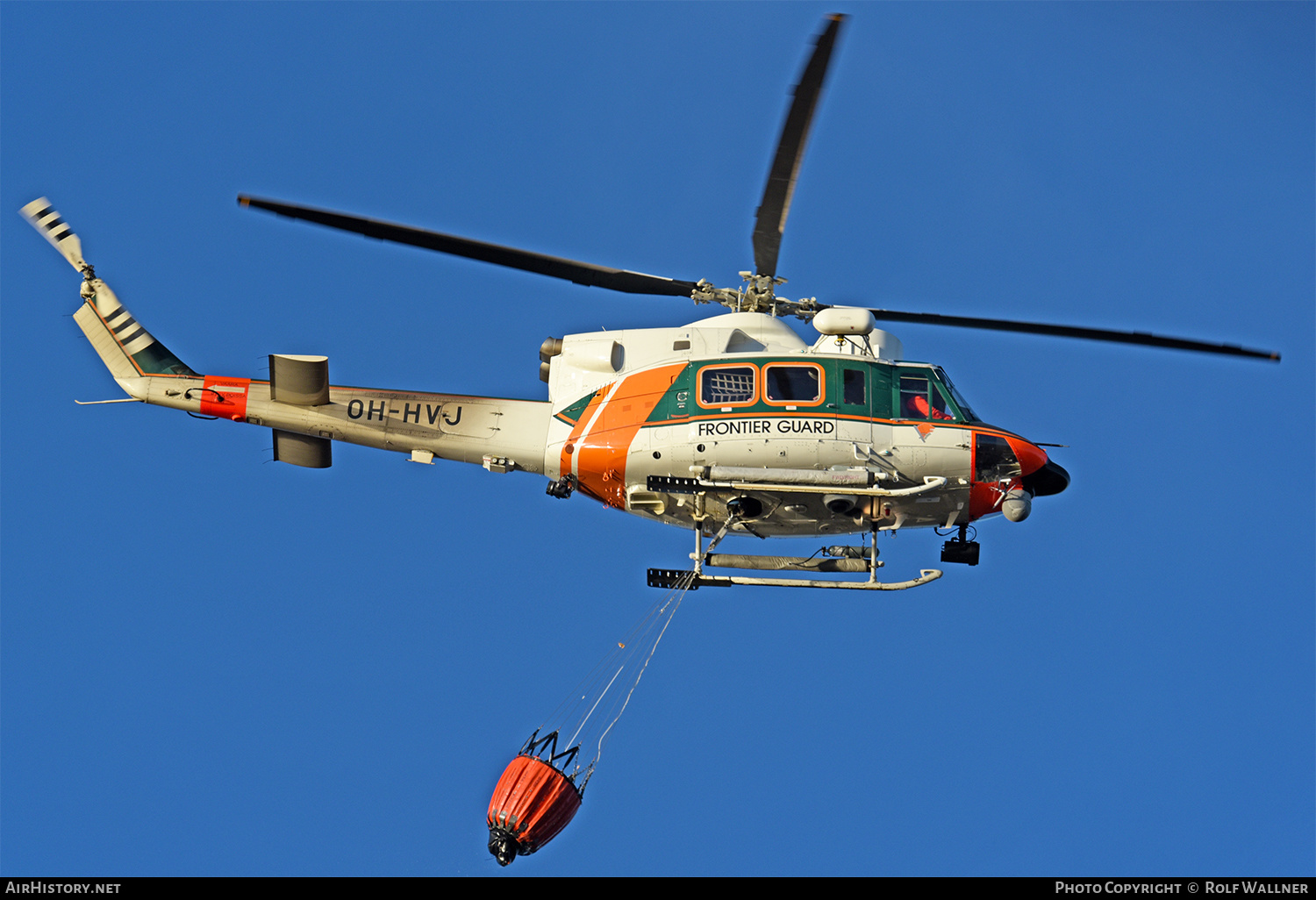 Aircraft Photo of OH-HVJ | Agusta AB-412EP Grifone | Rajavartiolaitos - Finnish Border Guard | AirHistory.net #665375