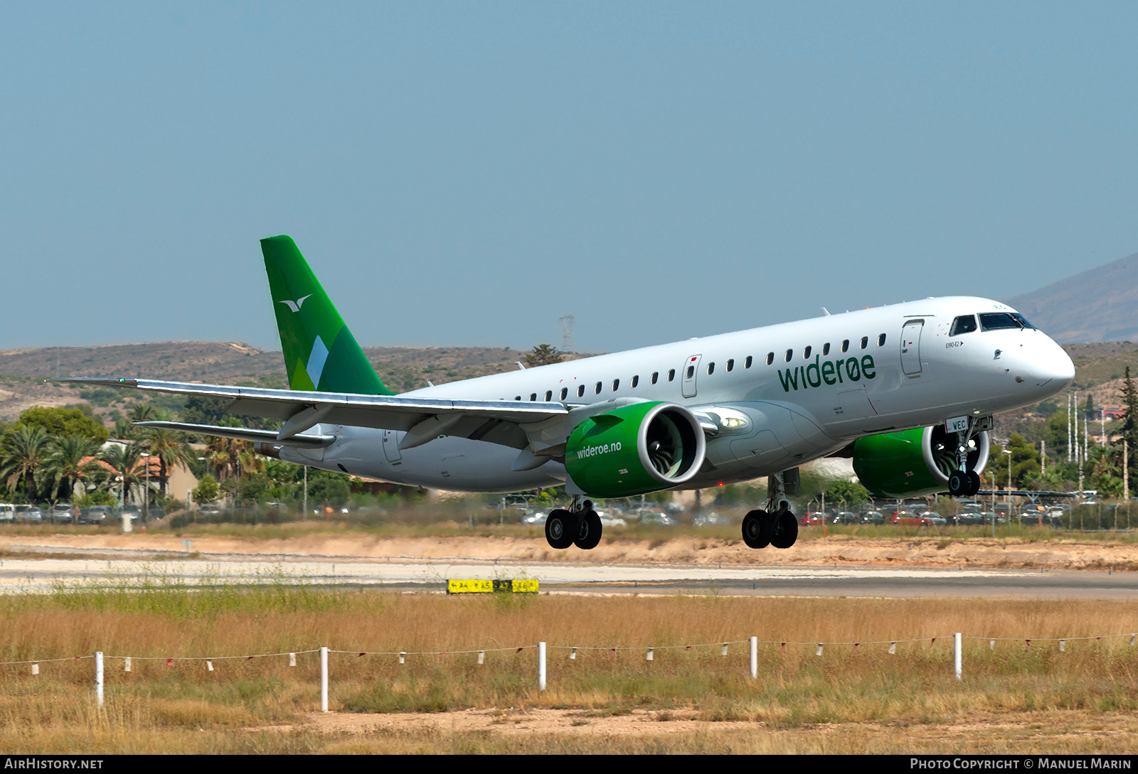 Aircraft Photo of LN-WEC | Embraer 190-E2 (ERJ-190-300) | Widerøe | AirHistory.net #665384