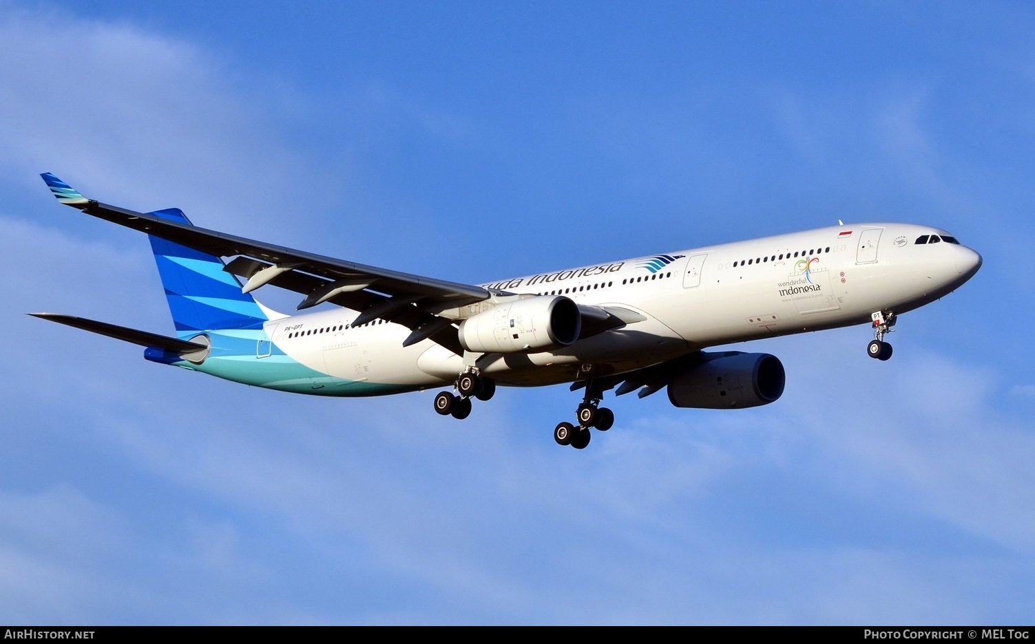 Aircraft Photo of PK-GPT | Airbus A330-343 | Garuda Indonesia | AirHistory.net #665415