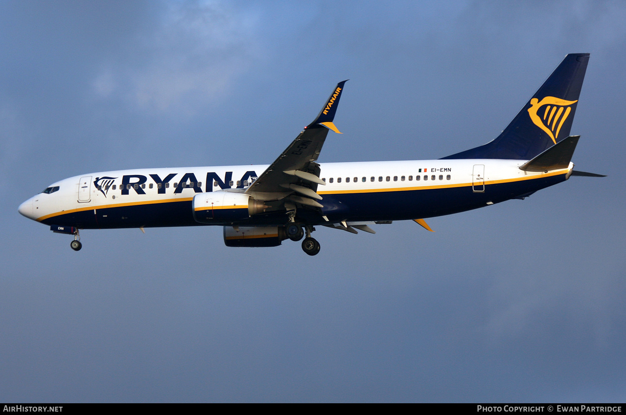 Aircraft Photo of EI-EMN | Boeing 737-8AS | Ryanair | AirHistory.net #665423