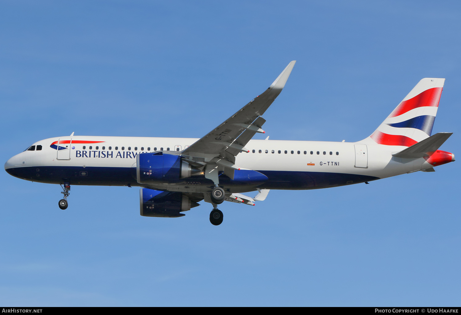 Aircraft Photo of G-TTNI | Airbus A320-251N | British Airways | AirHistory.net #665430