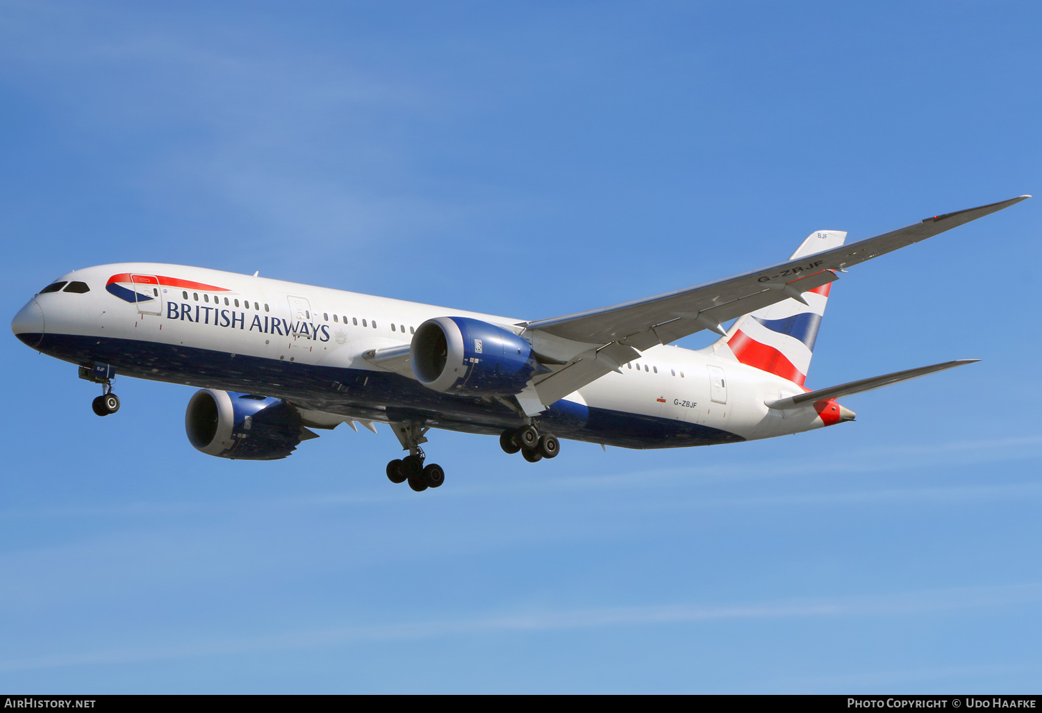 Aircraft Photo of G-ZBJF | Boeing 787-8 Dreamliner | British Airways | AirHistory.net #665438