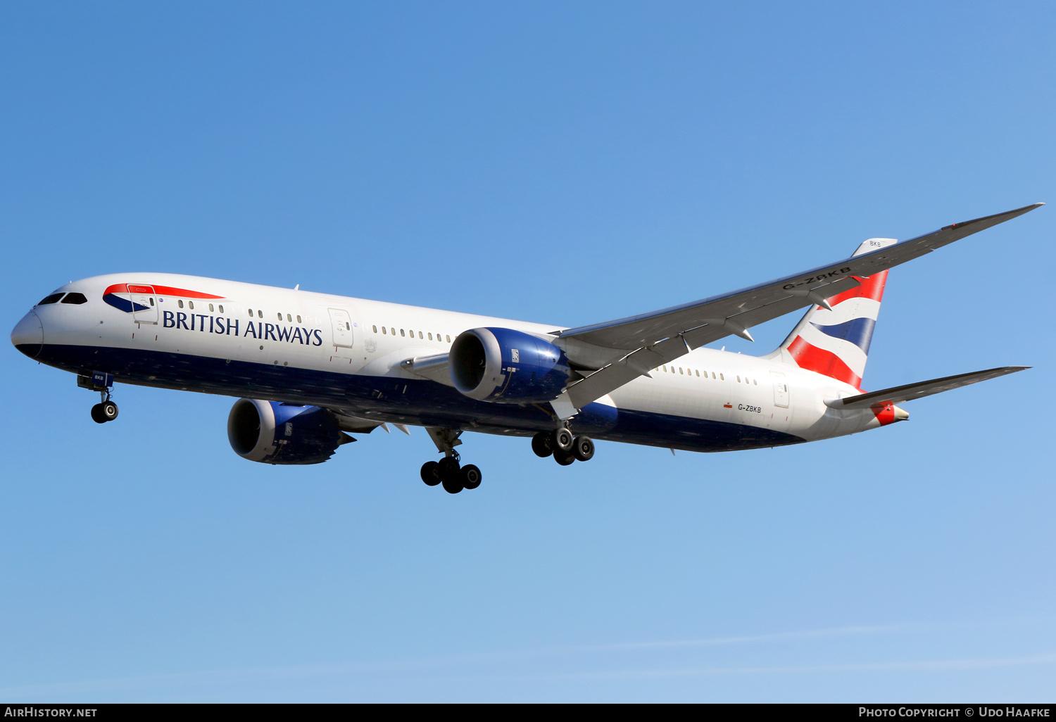 Aircraft Photo of G-ZBKB | Boeing 787-9 Dreamliner | British Airways | AirHistory.net #665440