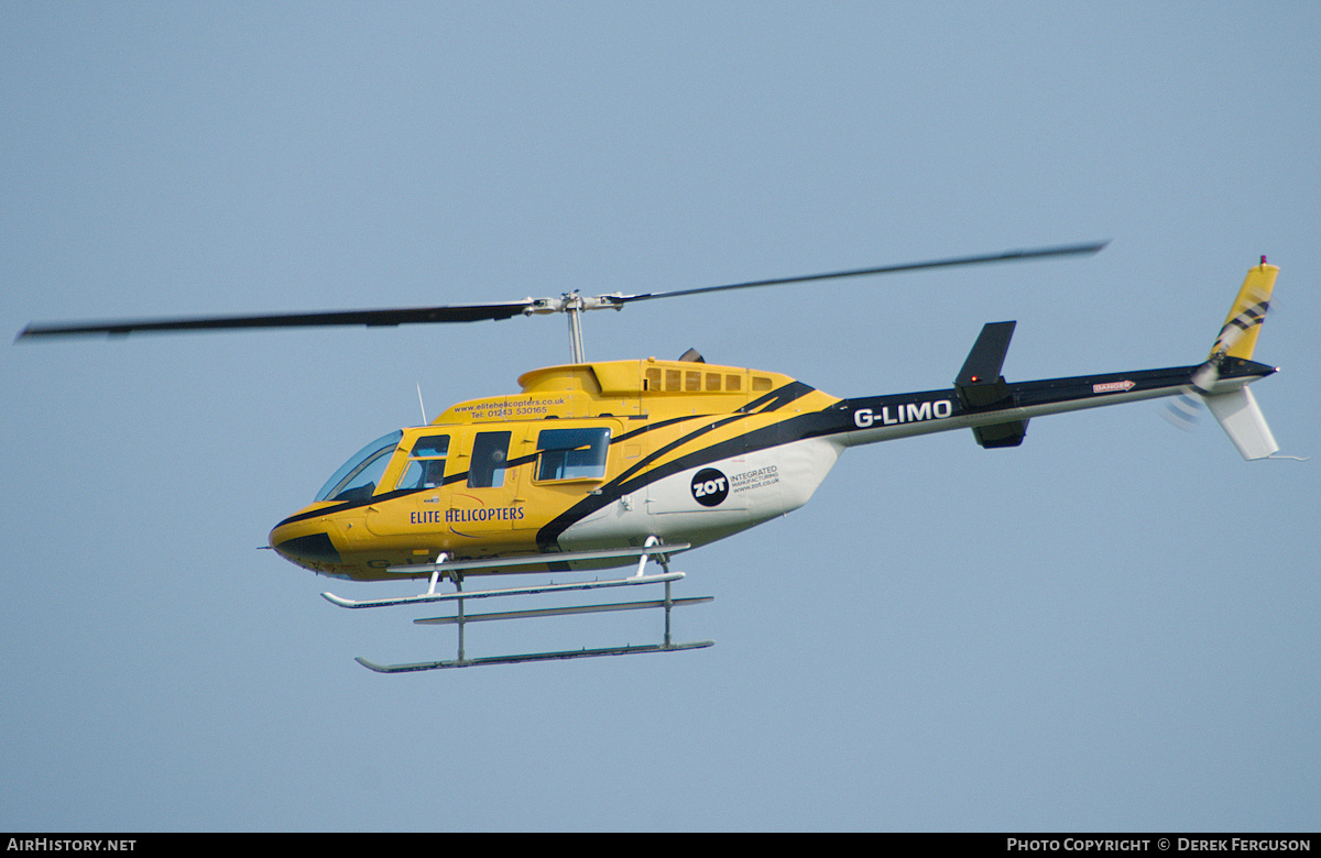 Aircraft Photo of G-LIMO | Bell 206L-1 LongRanger II | Elite Helicopters | AirHistory.net #665443