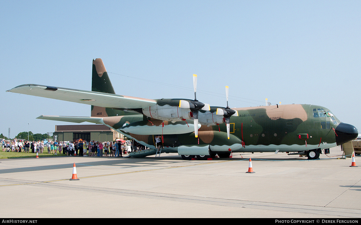 Aircraft Photo of 7T-WHE / 4935 | Lockheed C-130H Hercules | Algeria - Air Force | AirHistory.net #665445
