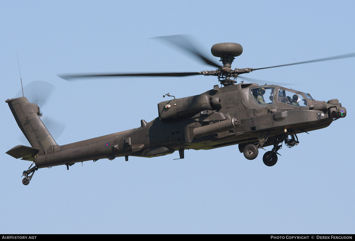 Aircraft Photo of ZJ218 | Westland WAH-64D Longbow Apache AH1 | UK - Army | AirHistory.net #665454