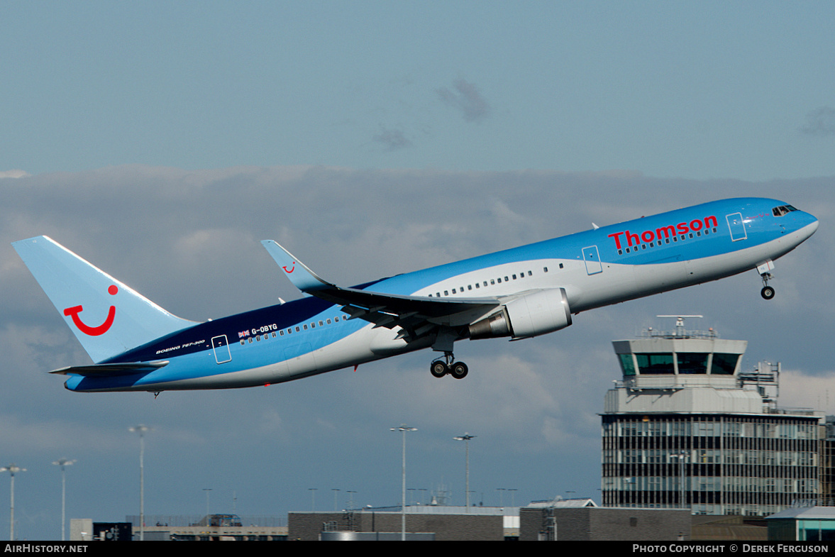 Aircraft Photo of G-OBYG | Boeing 767-304/ER | Thomson Airways | AirHistory.net #665467