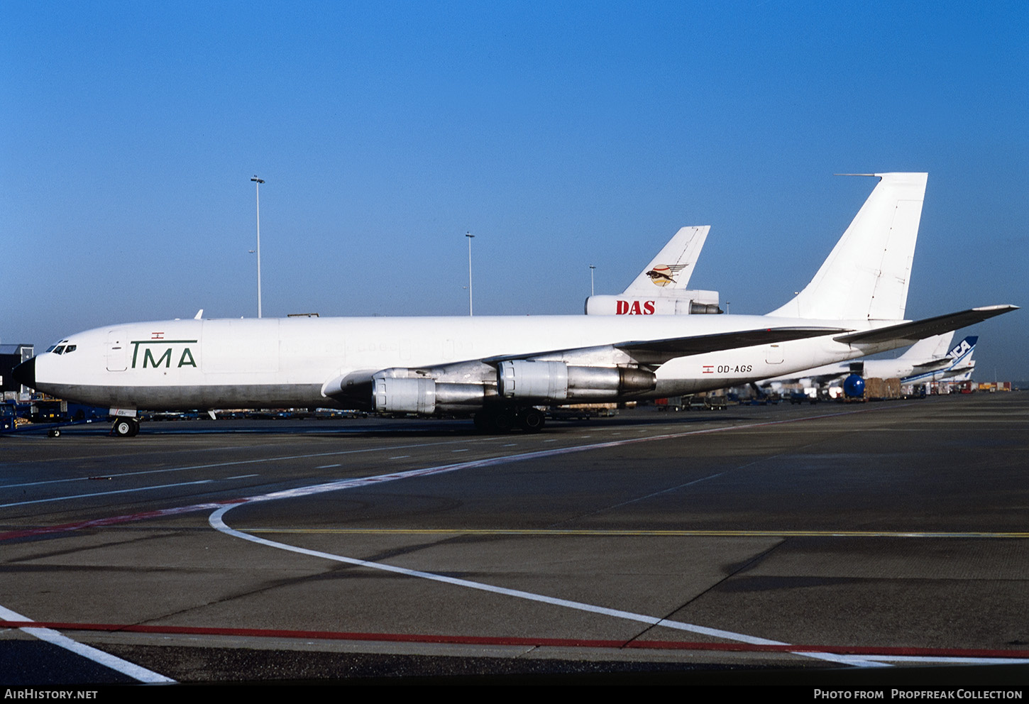 Aircraft Photo of OD-AGS | Boeing 707-331C | TMA Cargo - Trans Mediterranean Airways | AirHistory.net #665484
