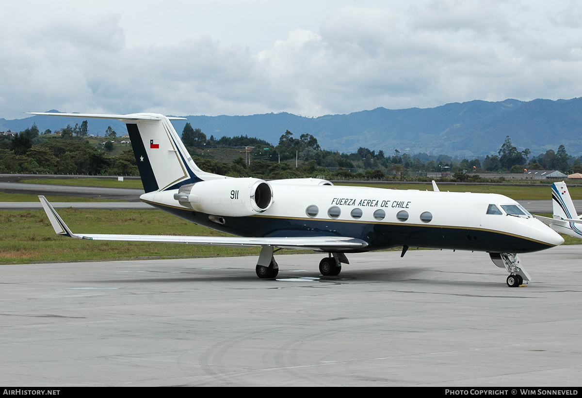 Aircraft Photo of 911 | Gulfstream Aerospace G-IV Gulfstream IV | Chile - Air Force | AirHistory.net #665497