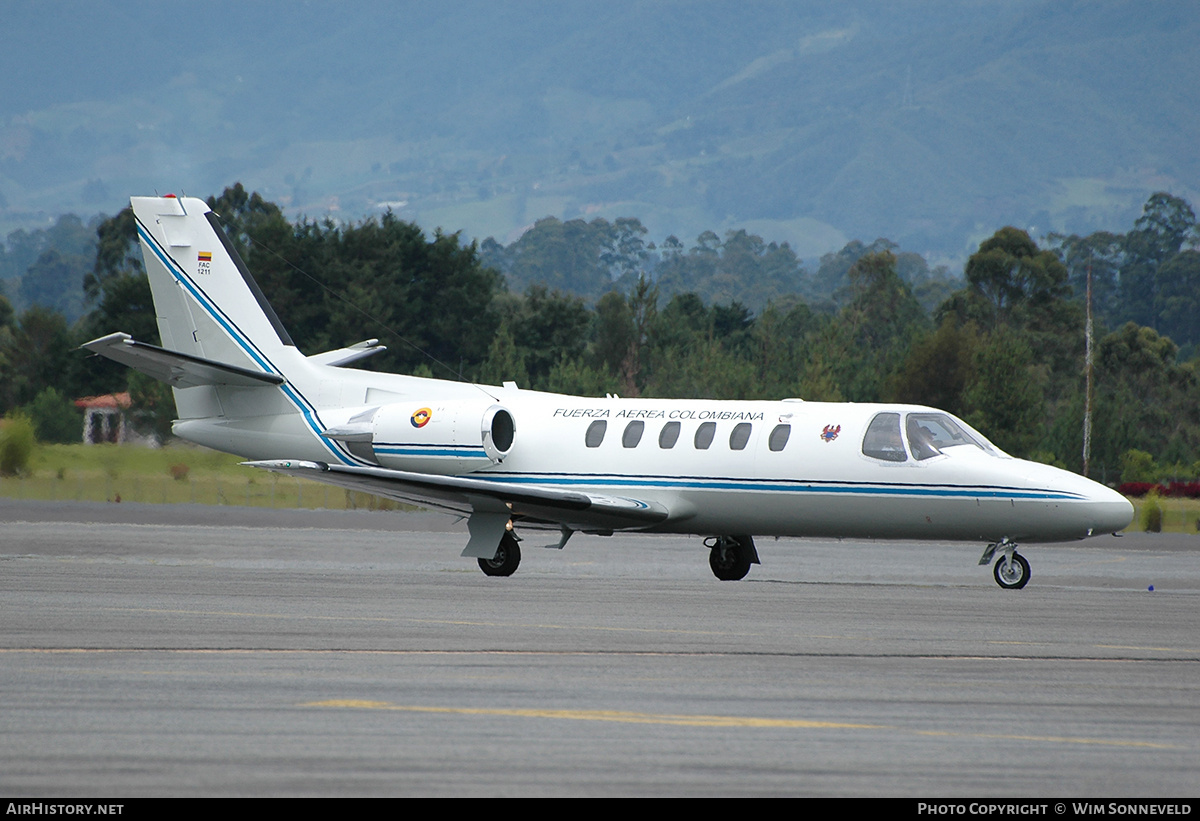 Aircraft Photo of FAC1211 | Cessna 550 Citation II | Colombia - Air Force | AirHistory.net #665502