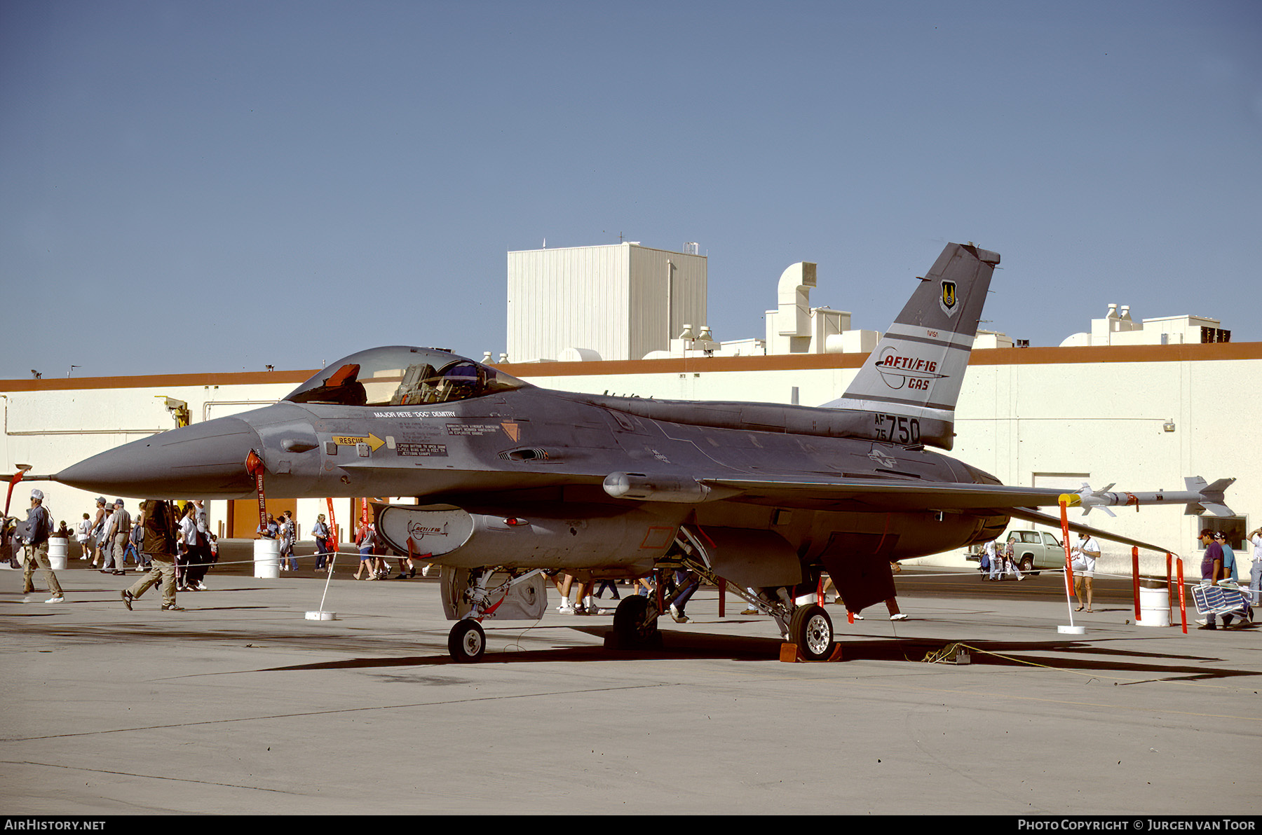 Aircraft Photo of 75-0750 / AF75-750 | General Dynamics NF-16A/AFTI Fighting Falcon | USA - Air Force | AirHistory.net #665507