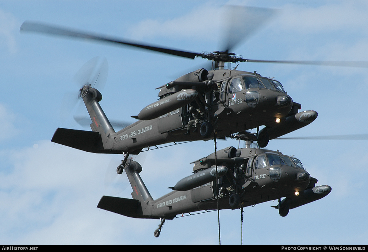 Aircraft Photo of FAC4136 | Sikorsky MH-60L Black Hawk (S-70A) | Colombia - Air Force | AirHistory.net #665528