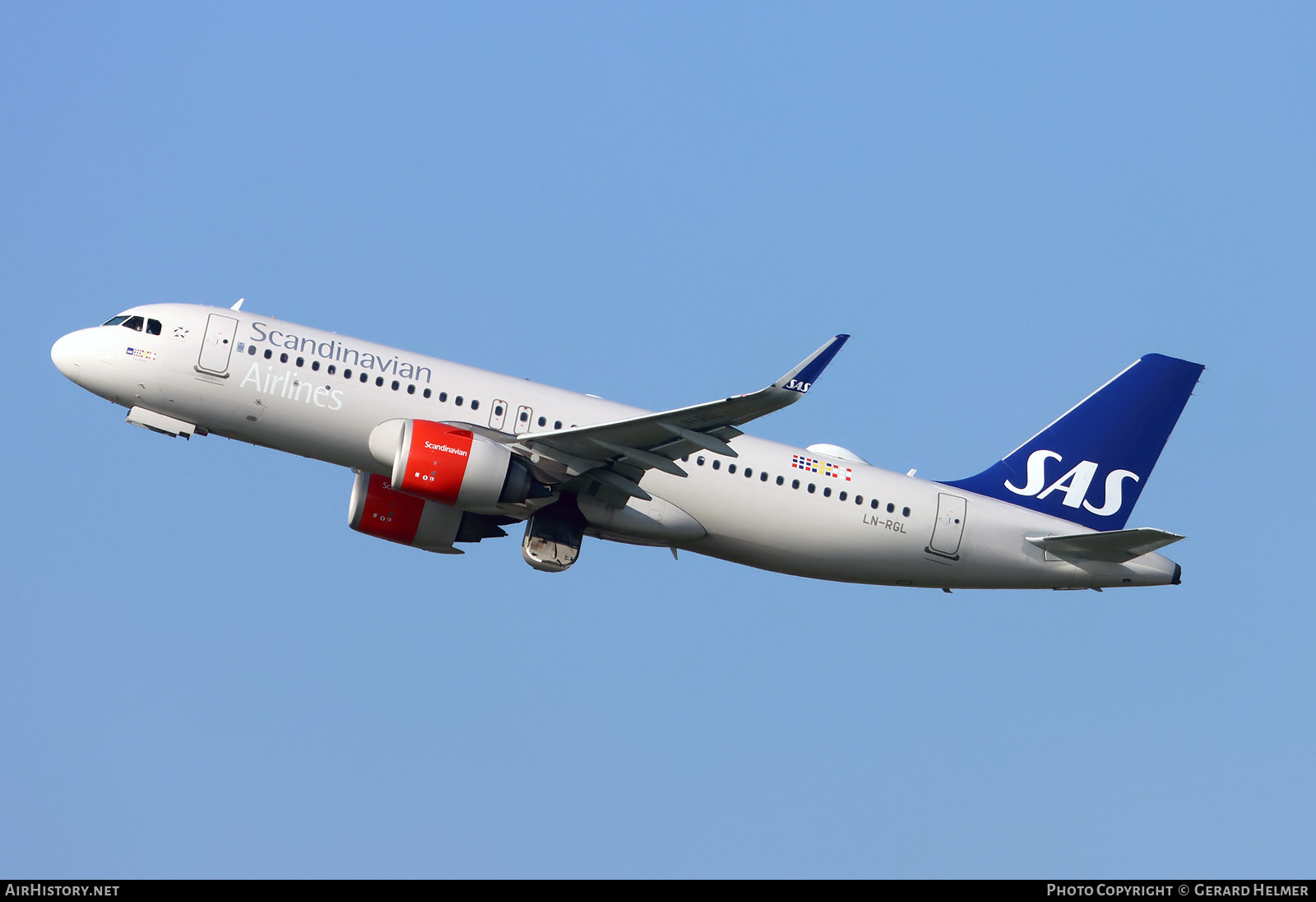 Aircraft Photo of LN-RGL | Airbus A320-251N | Scandinavian Airlines - SAS | AirHistory.net #665537