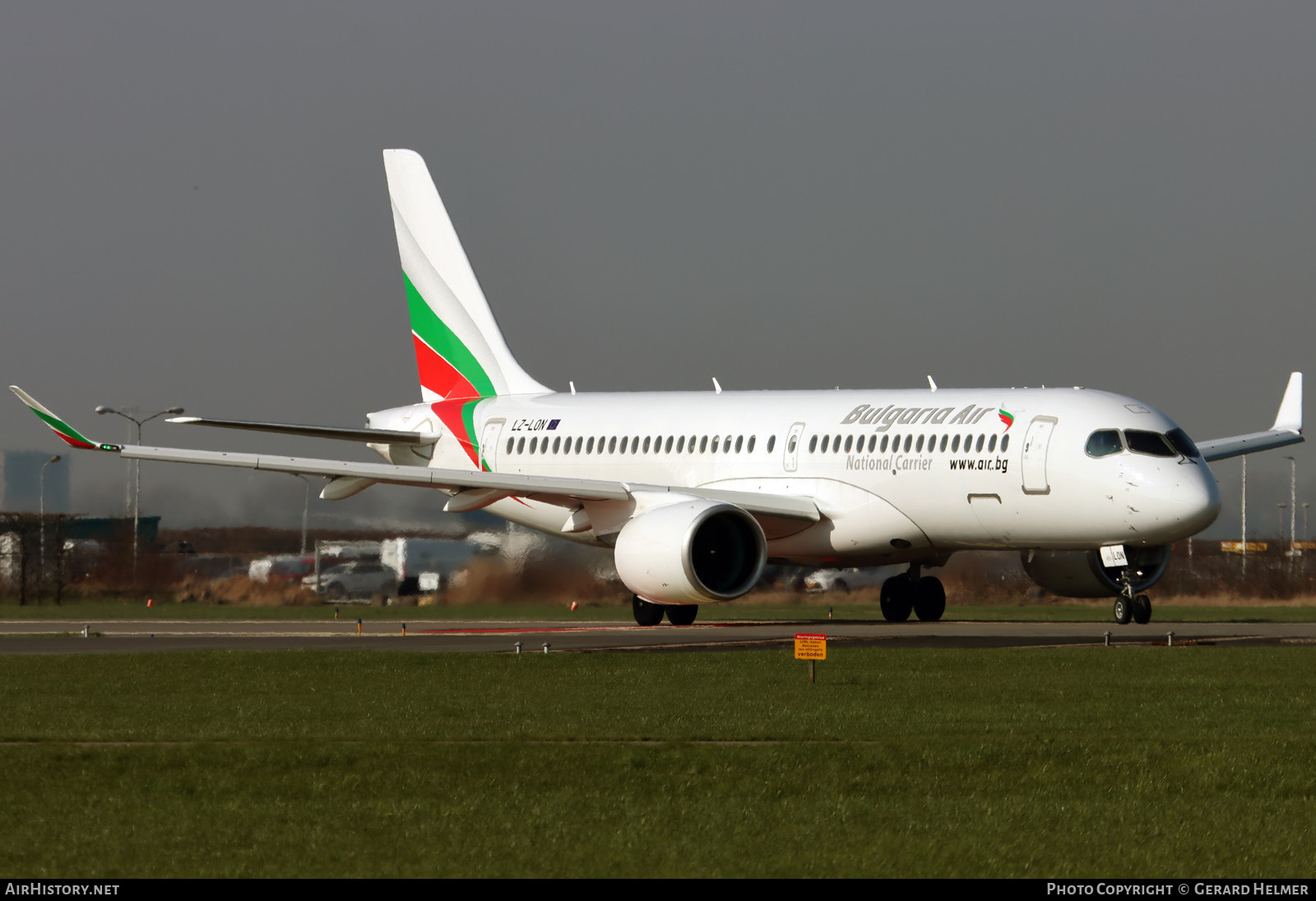 Aircraft Photo of LZ-LON | Airbus A220-371 (BD-500-1A11) | Bulgaria Air | AirHistory.net #665543