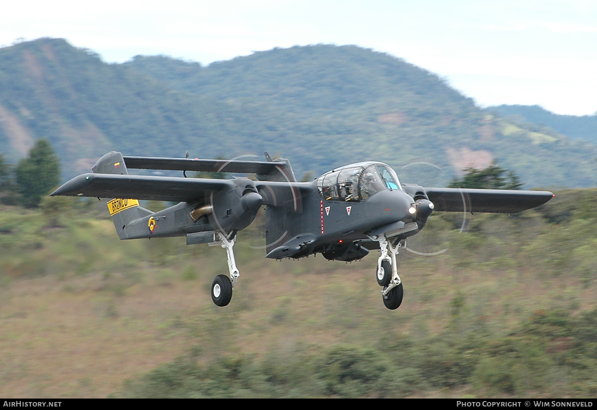 Aircraft Photo of FAC2221 | North American Rockwell OV-10A Bronco | Colombia - Air Force | AirHistory.net #665583