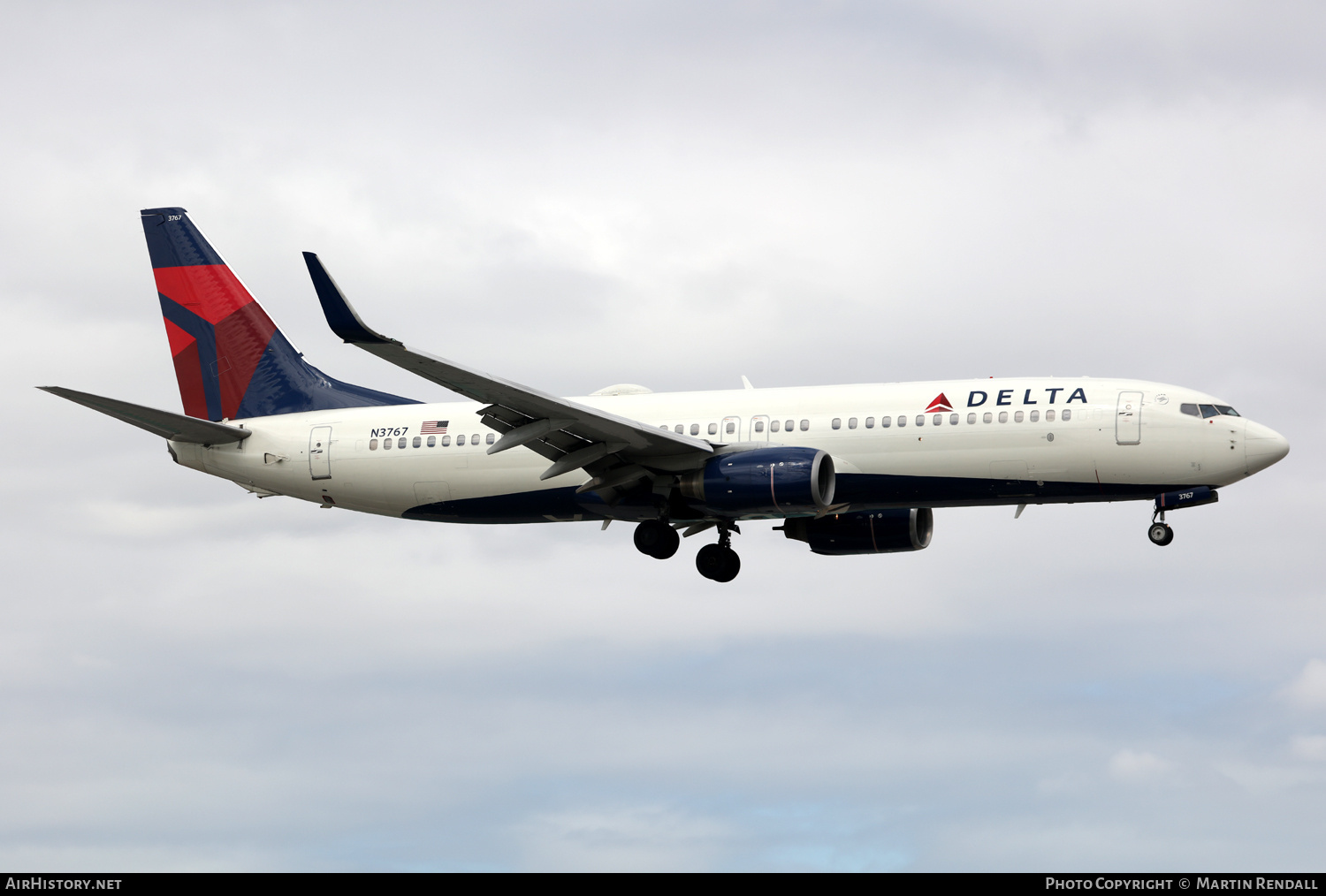 Aircraft Photo of N3767 | Boeing 737-832 | Delta Air Lines | AirHistory.net #665585