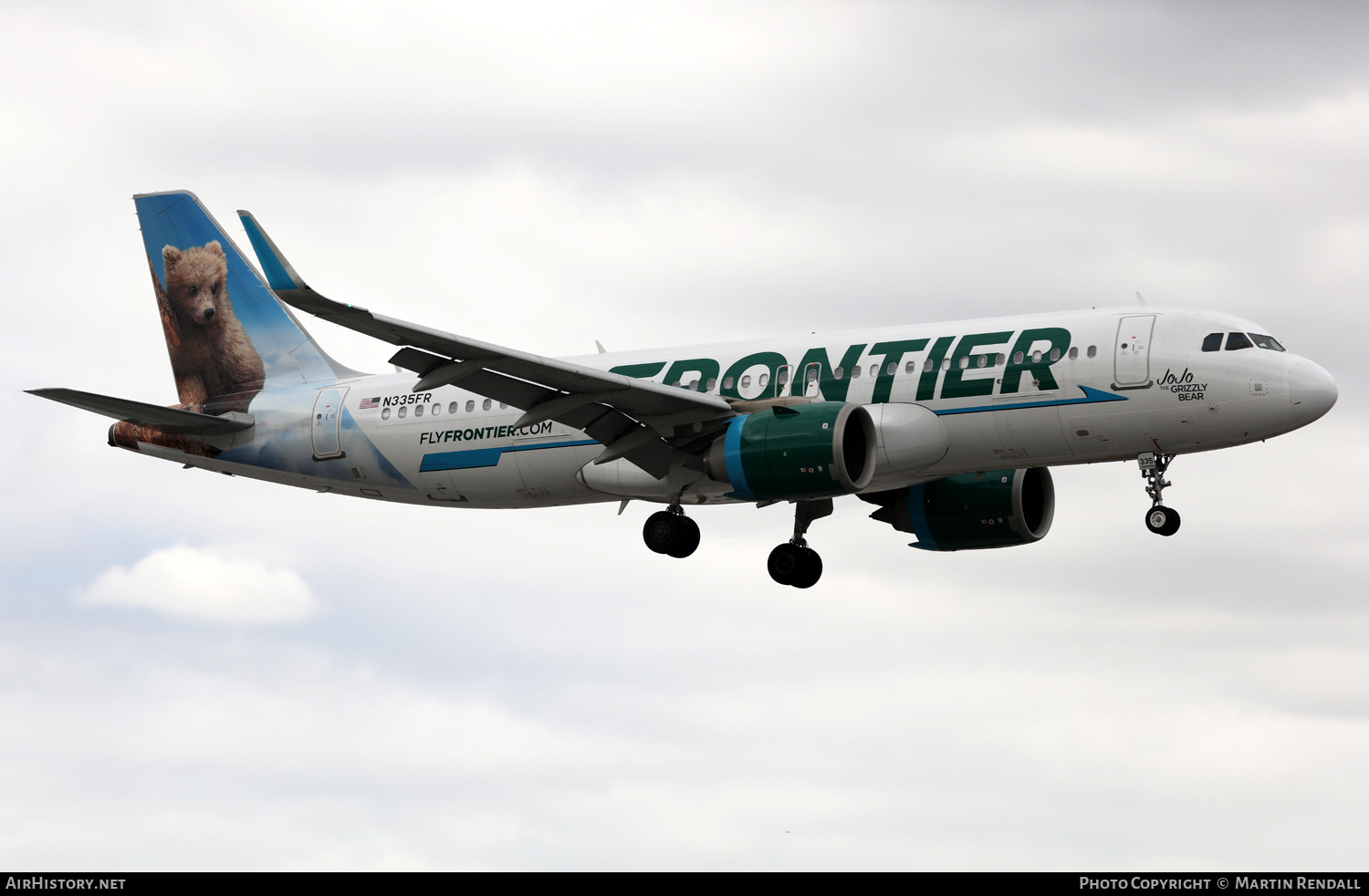Aircraft Photo of N335FR | Airbus A320-251N | Frontier Airlines | AirHistory.net #665586