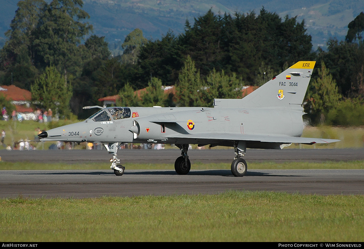 Aircraft Photo of FAC3044 | Israel Aircraft Industries Kfir C7 | Colombia - Air Force | AirHistory.net #665599