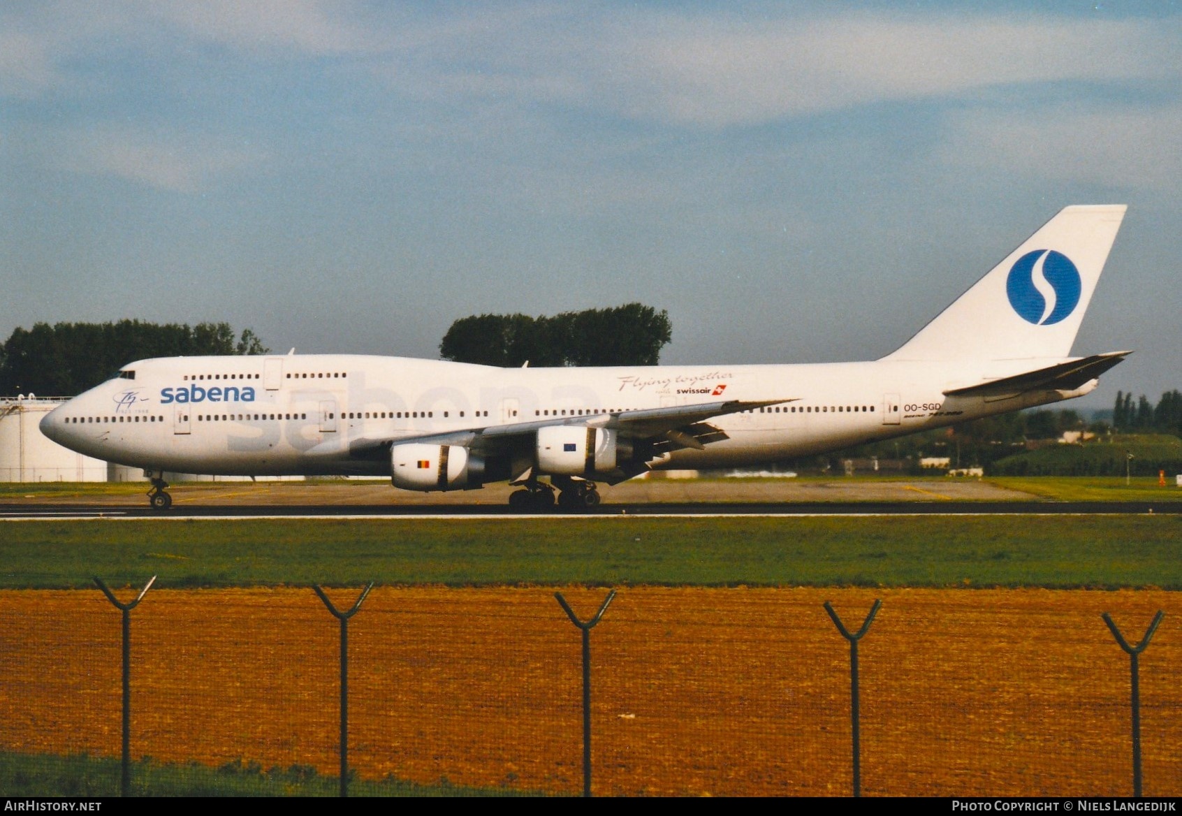 Aircraft Photo of OO-SGD | Boeing 747-329M | Sabena | AirHistory.net #665606