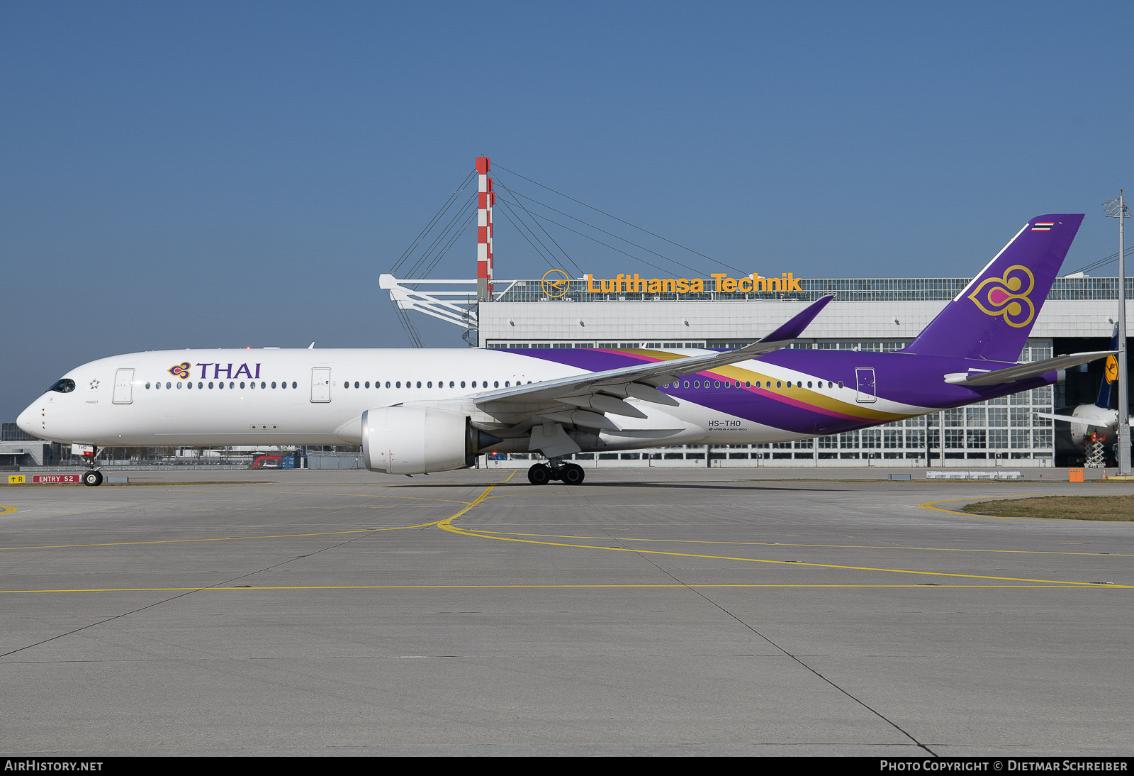 Aircraft Photo of HS-THO | Airbus A350-941 | Thai Airways International | AirHistory.net #665626
