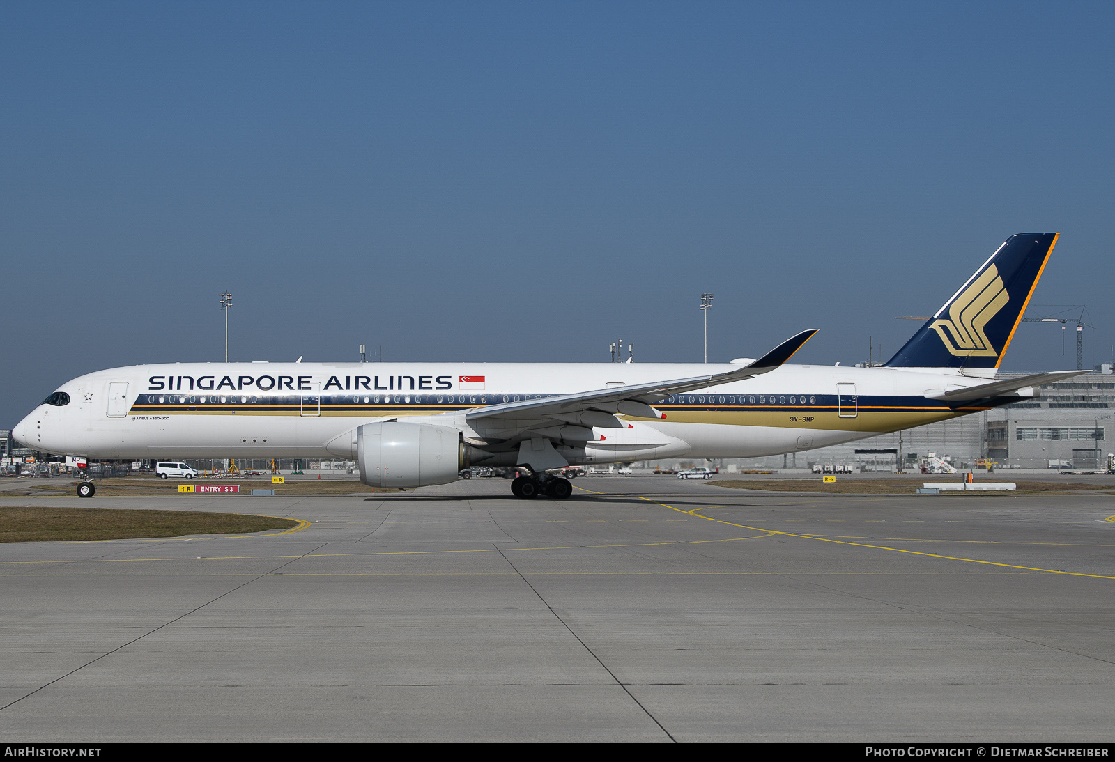 Aircraft Photo of 9V-SMP | Airbus A350-941 | Singapore Airlines | AirHistory.net #665638