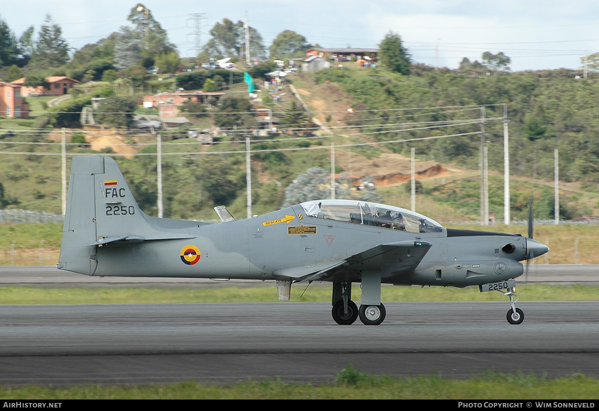 Aircraft Photo of FAC2250 | Embraer AT-27 Tucano | Colombia - Air Force | AirHistory.net #665647