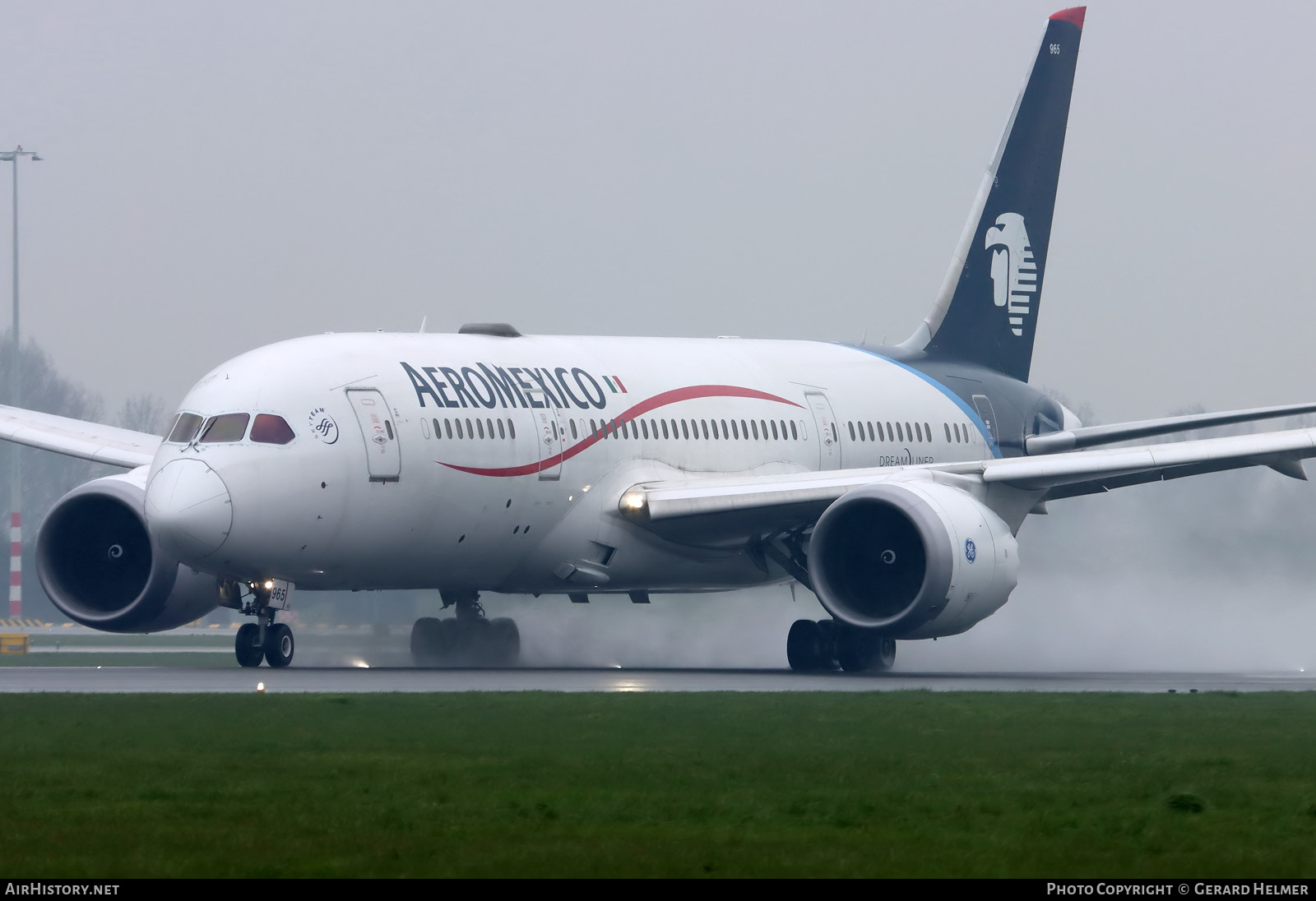 Aircraft Photo of N965AM | Boeing 787-8 Dreamliner | AeroMéxico | AirHistory.net #665661